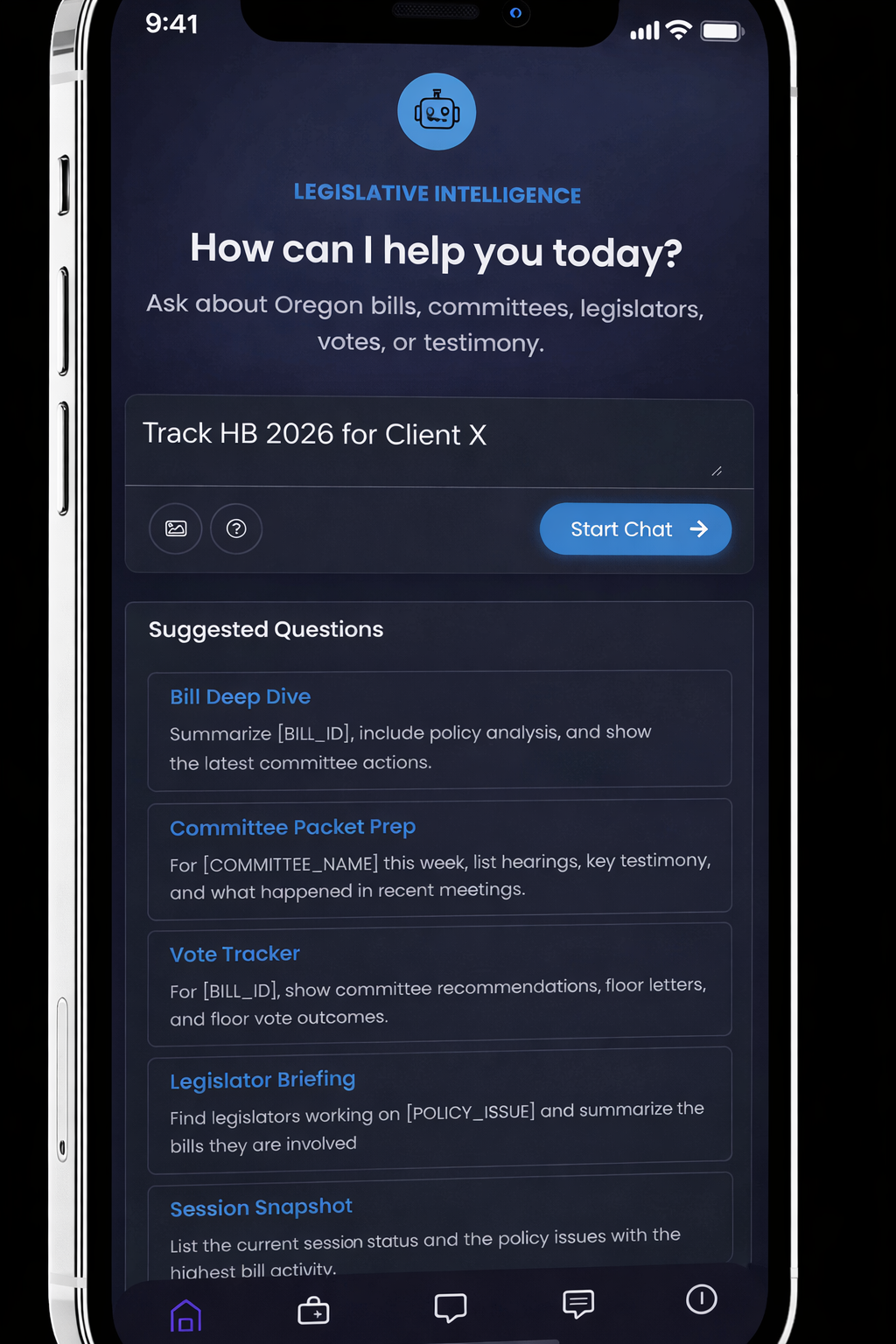 Client queue placeholder